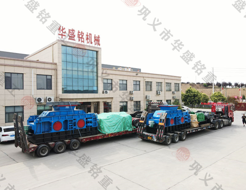 水泥廢料用什么破碎好？就用液壓對輥制砂機