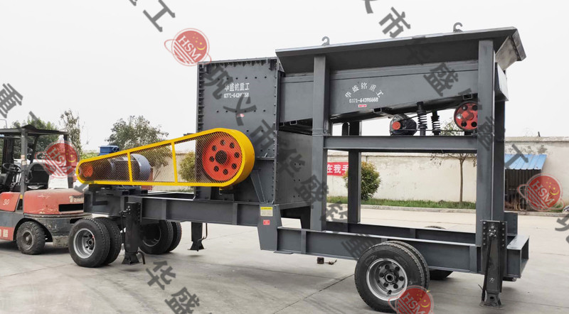 移動對輥制砂機處理鵝卵石怎么樣?多少錢一臺?